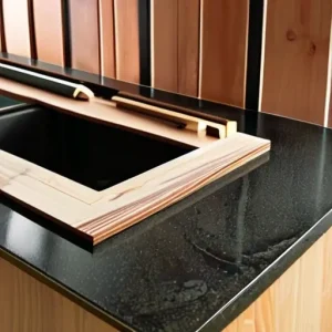 Устранение дефектов строгания (выхватов) перед финишной отделкой столешницы