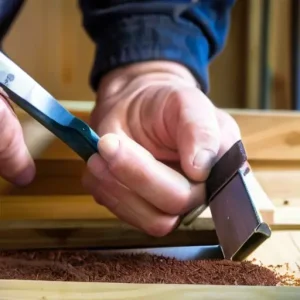 Использование столярной цикли для снятия лака: заточка инструмента и наведение заусенца