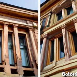 Восстановление рассохшегося филеночного фасада: переборка обвязки с сохранением старых шипов