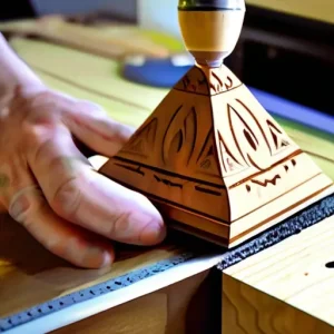 Гравировка по дереву гравером-пирамидкой (30 и 45 градусов): настройка глубины реза