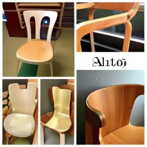 Переклейка стульев из гнутоклееной фанеры (стиль Алвар Аалто): ремонт расслоений шпона