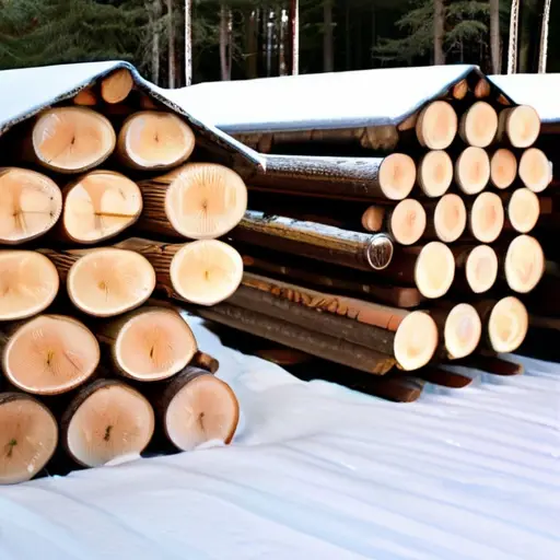 Влияние мороза на сушку пиломатериалов: вымораживание влаги (сублимация) в зимний период