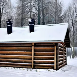 Влияние мороза на сушку пиломатериалов: вымораживание влаги (сублимация) в зимний период